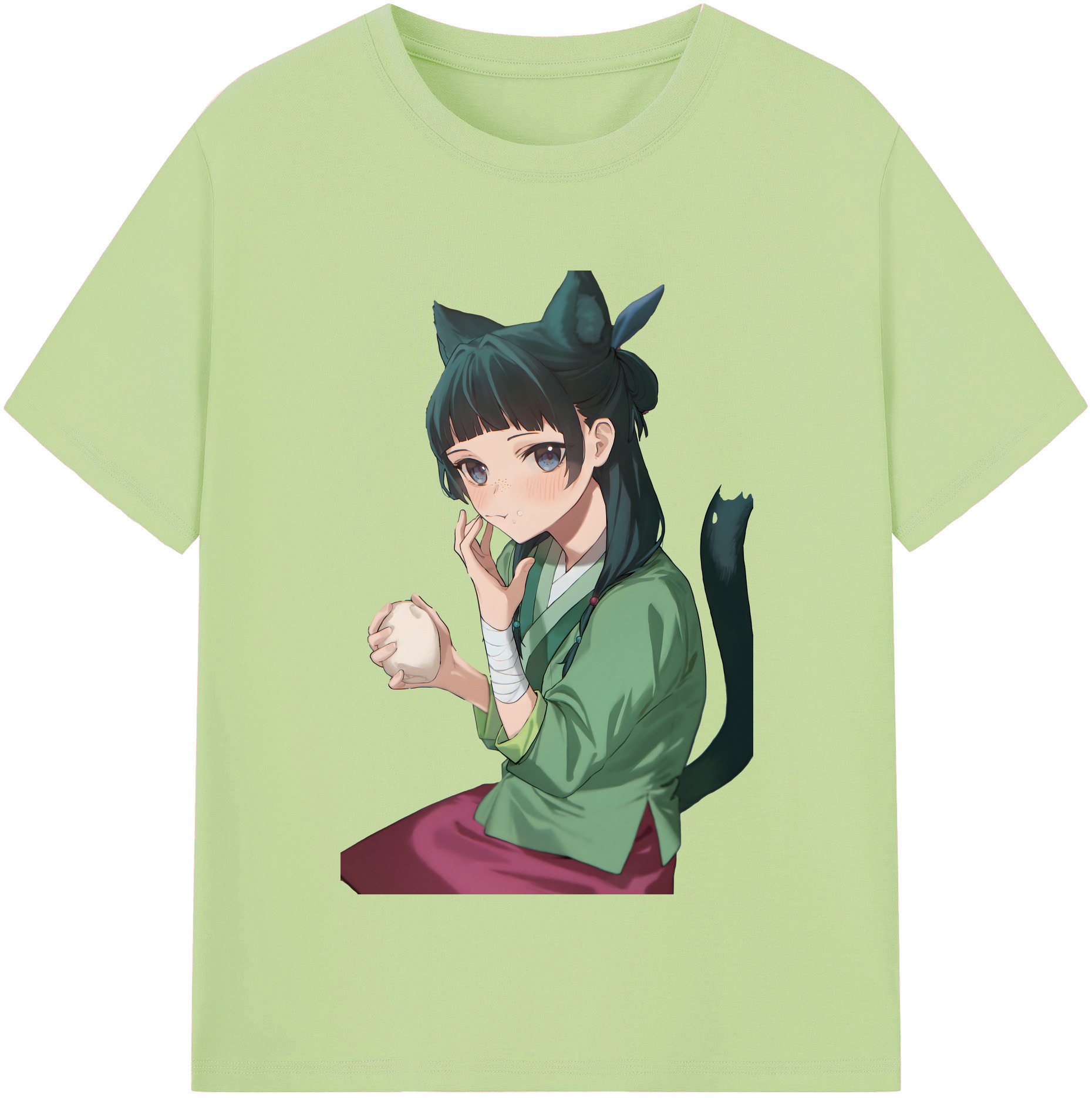 （画像用） 薬屋のひとりごと The Apothecary Diaries 綿100％半袖Tシャツ（フロントプリント）